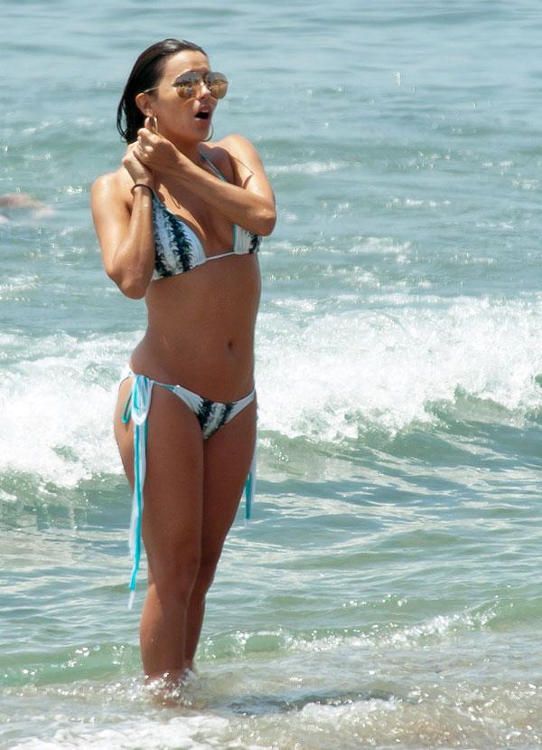 Eva Longoria Bikini Pictures In Spain