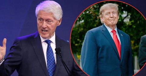 Split image of Bill Clinton and Donald Trump