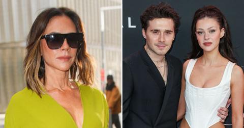 picture of Victoria Beckham, Brooklyn Beckham and Nicola Peltz