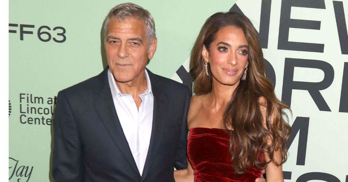 Photo of George and Amal Clooney