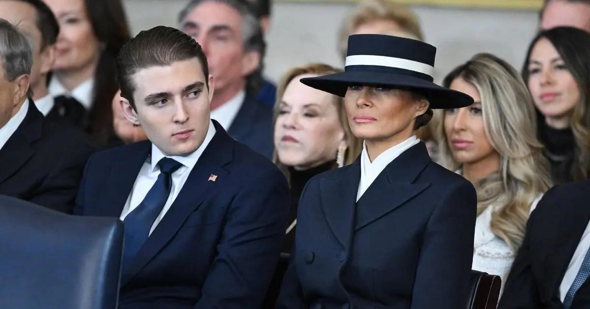 barron and melania trump
