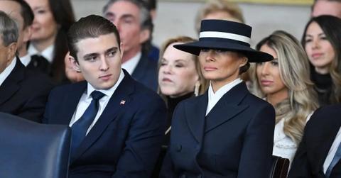 barron and melania trump