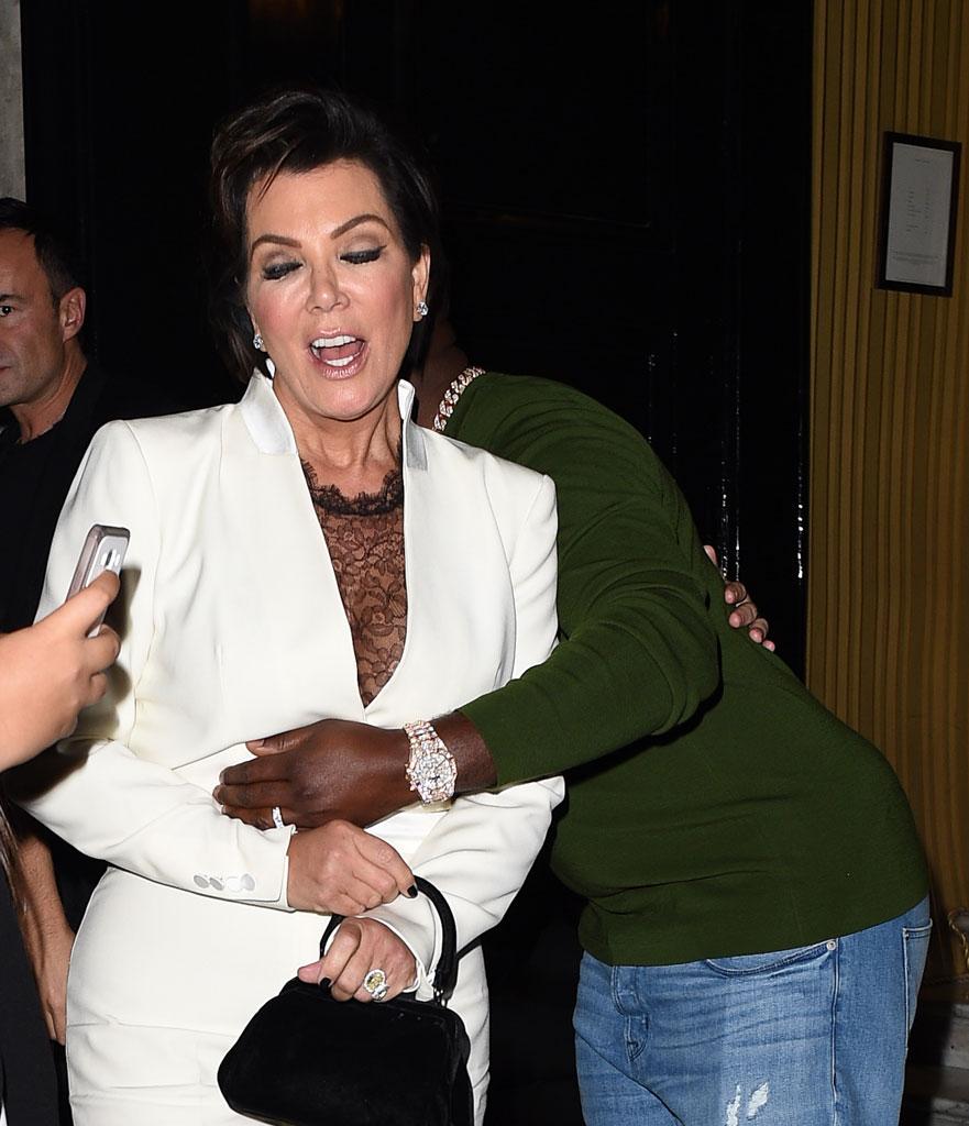 Kris Jenner Corey Gamble Drunk Paris