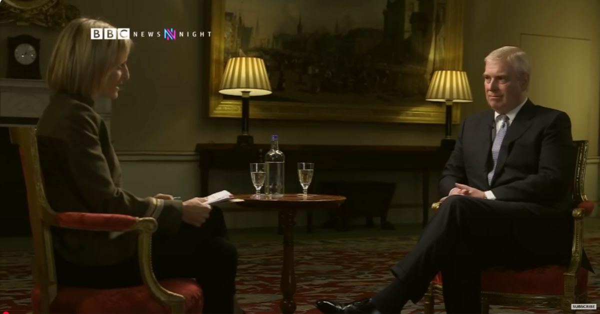 Photo of Emily Maitlis and Prince Andrew