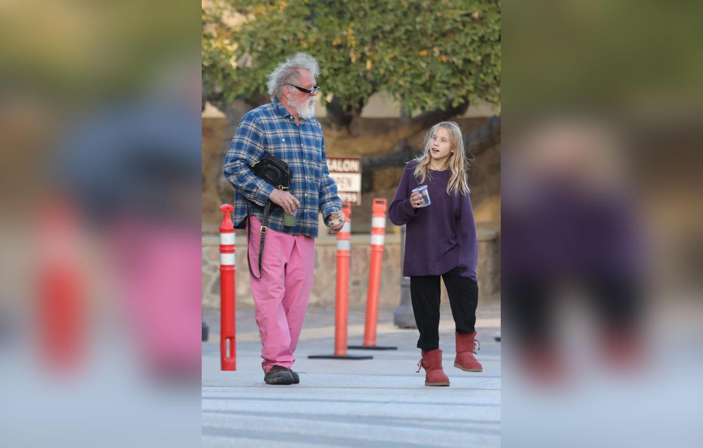 Nick Nolte Looks Like Santa Claus With Daughter