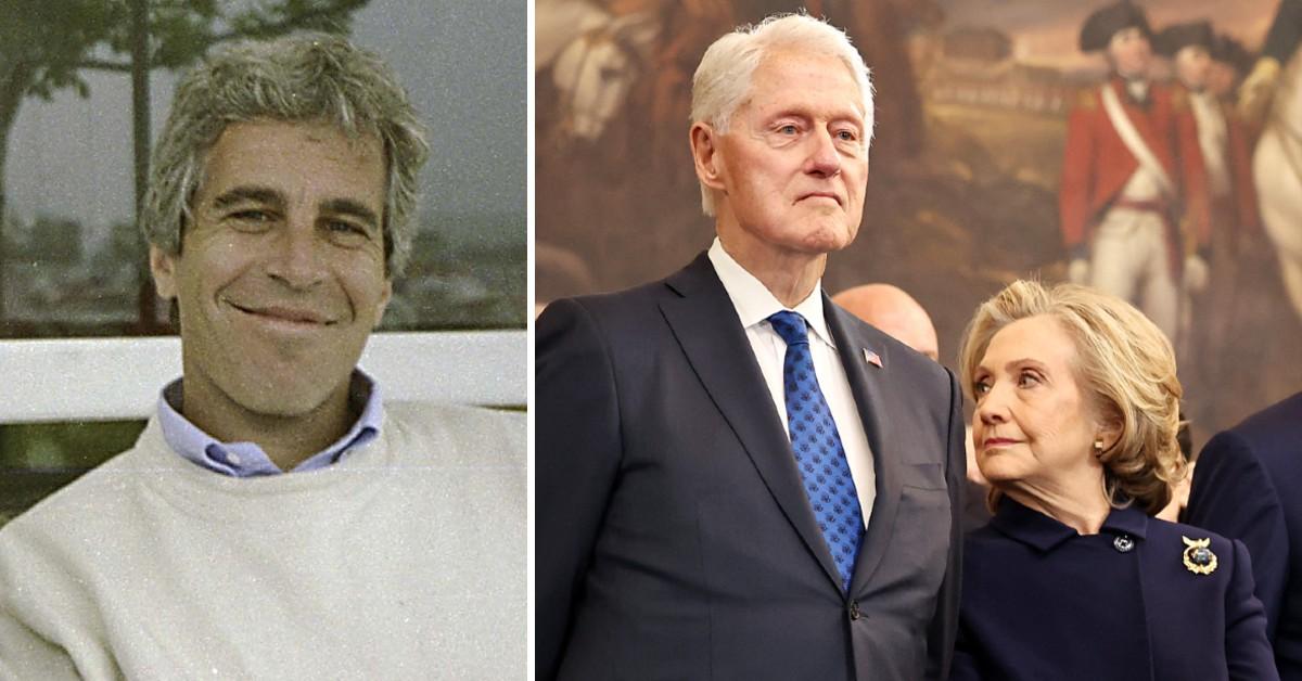 Photo of Jeffrey Epstein, Bill Clinton and Hillary Clinton
