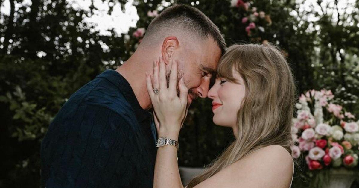 picture of Taylor Swift and Travis Kelce