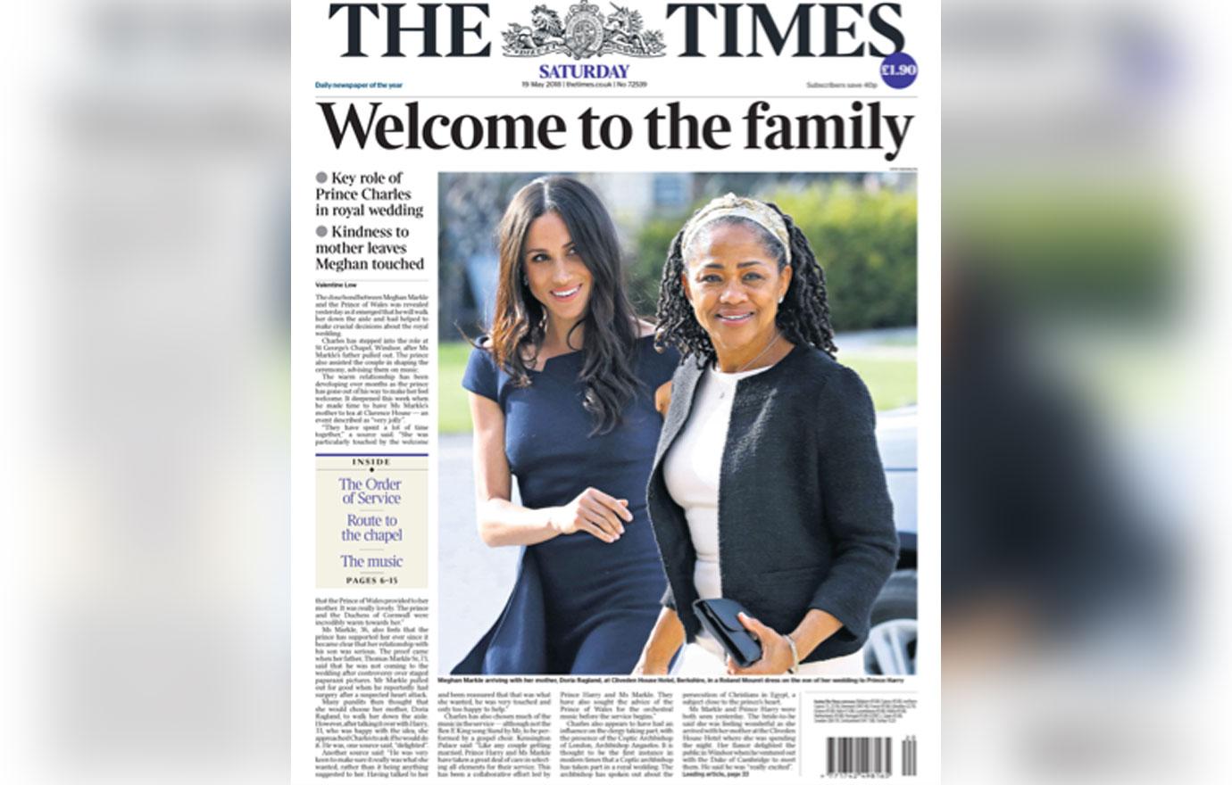 //meghan markle prince harry royal wedding uk newspaper covers