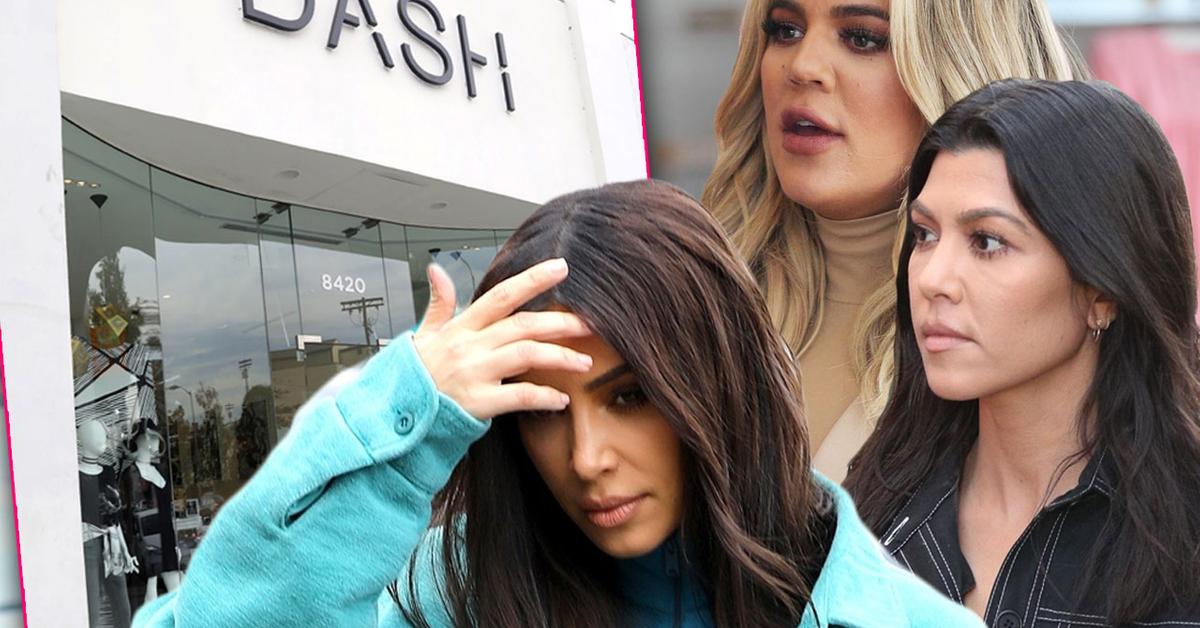 Kardashians' Dash store in West Hollywood targeted by vandals who