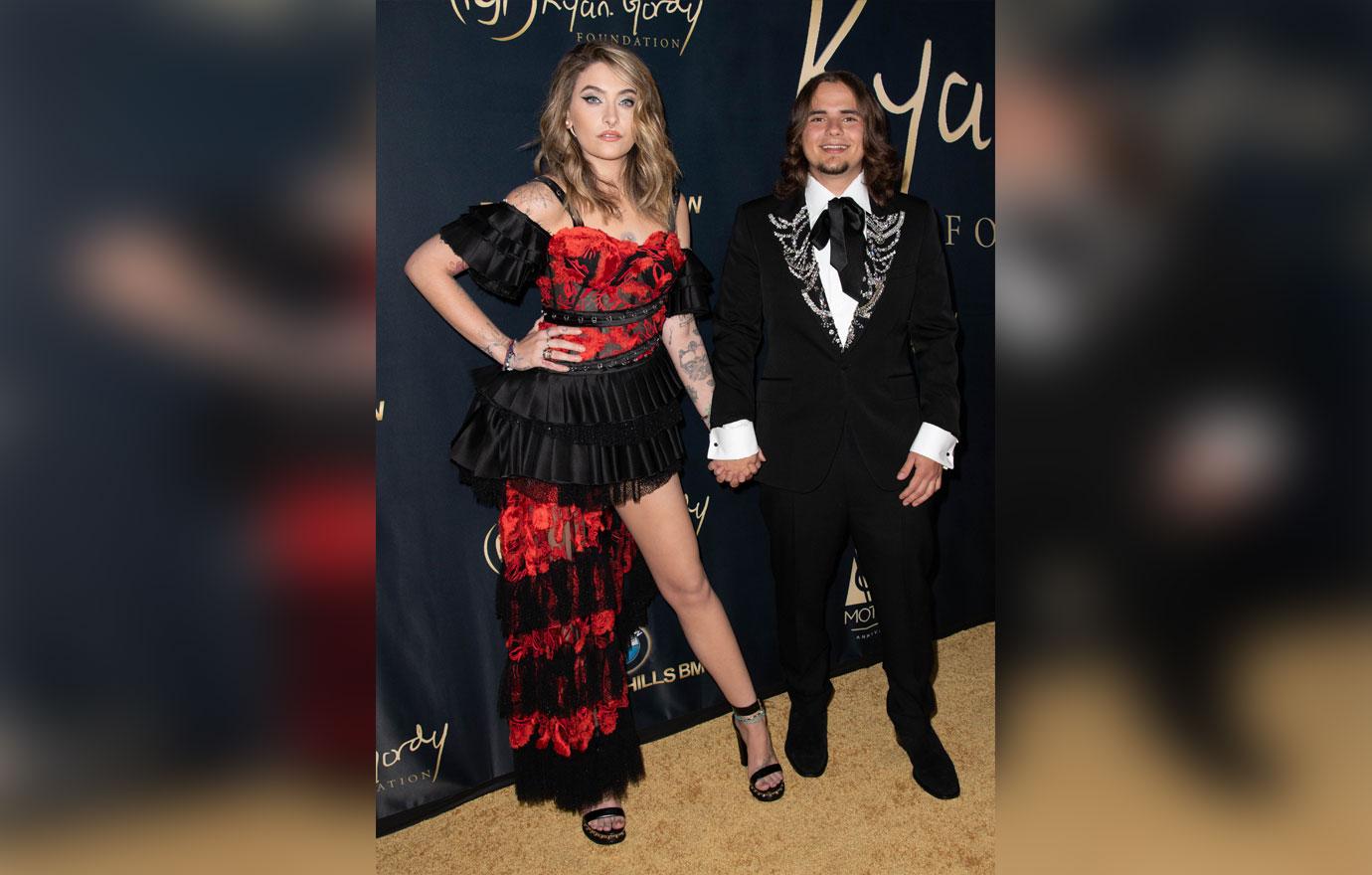 Paris Jackson Wears Sexy Red Dress To Event With Boyfriend