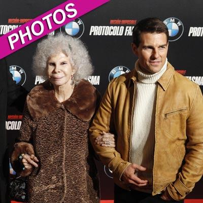 //duchess of alba tom cruise mission impossible premiere splash