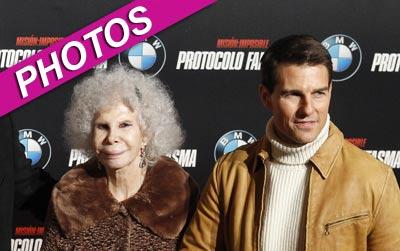 //duchess of alba tom cruise mission impossible premiere splash