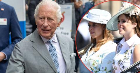 Photo of King Charles, Princess Beatrice and Princess Eugenie