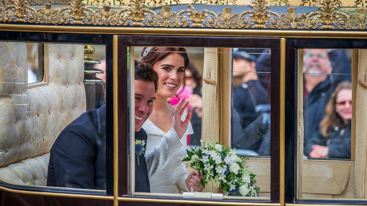 Photo of Princess Eugenie and Jack Brooksbank