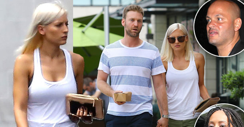 //mel b ex nanny dog walk pp