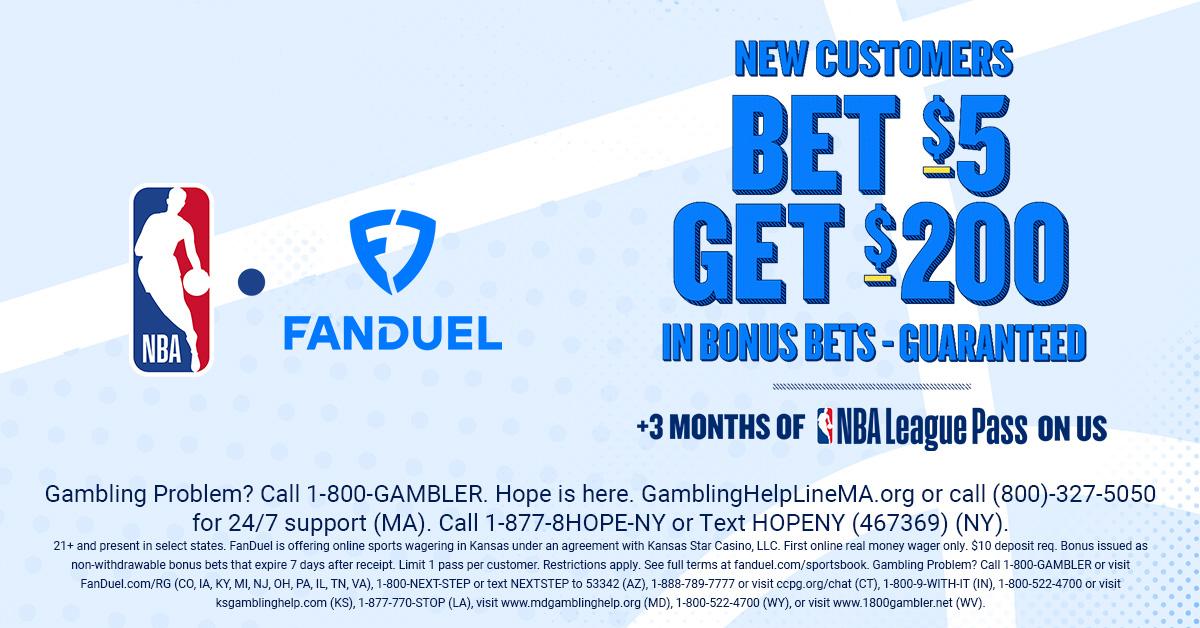 FanDuel NBA League Pass Promo Code.