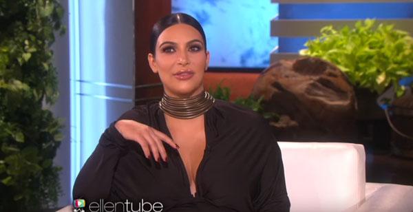 Kim Kardashian Ellen DeGeneres Show