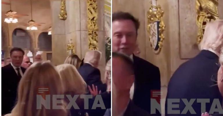 Donald Trump and Elon Musk Reunite at Mar-a-Lago Dinner: Photos
