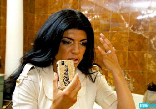 //teresa giudice on the phone