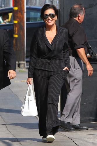 Packing On The Pounds: Kris Jenner Caught Popping Out Of Her Pantsuit!