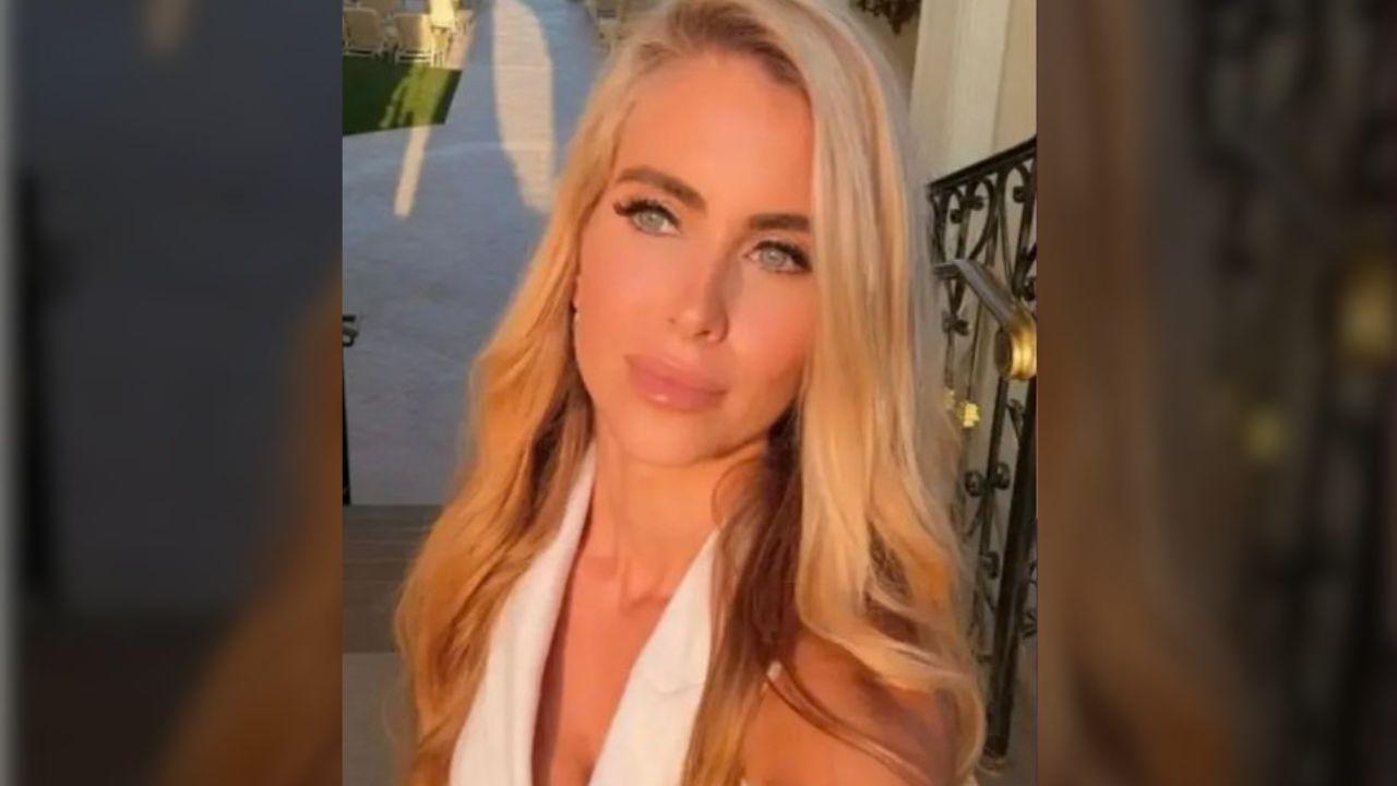 image of Katie Zacharia reportedly called for the federal government to take control of California.