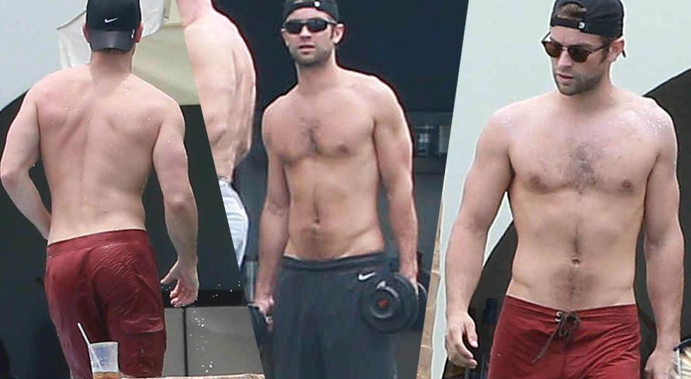 Hunk Alert! Chace Crawford Flaunts Washboard Abs On Family Vacation In