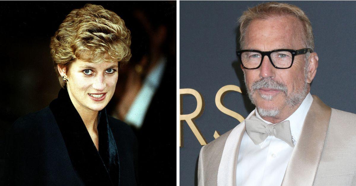 Photo of Princess Diana and Kevin Costner
