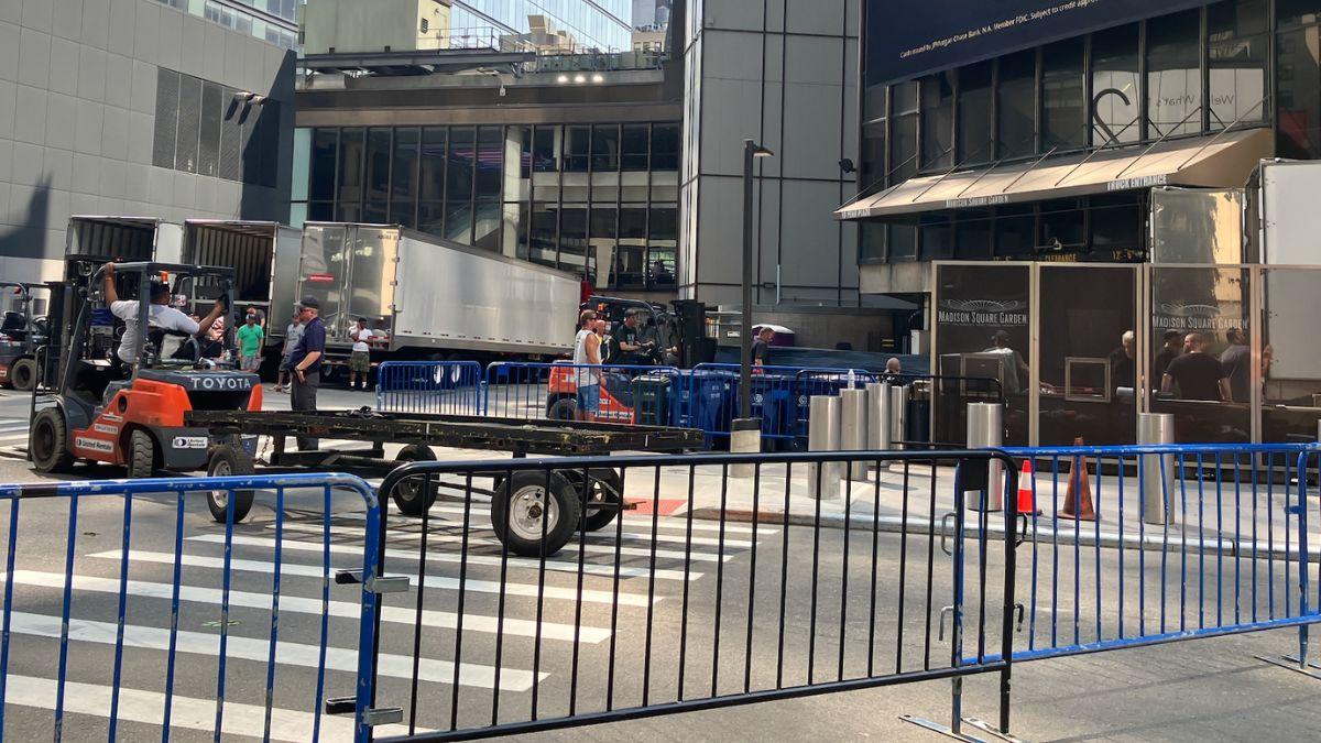 Photo of Midtown Manhattan ahead of Taylor Swift wedding