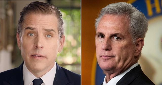 Hunter Biden Befriends Kevin McCarthy's Mom At White House State Dinner