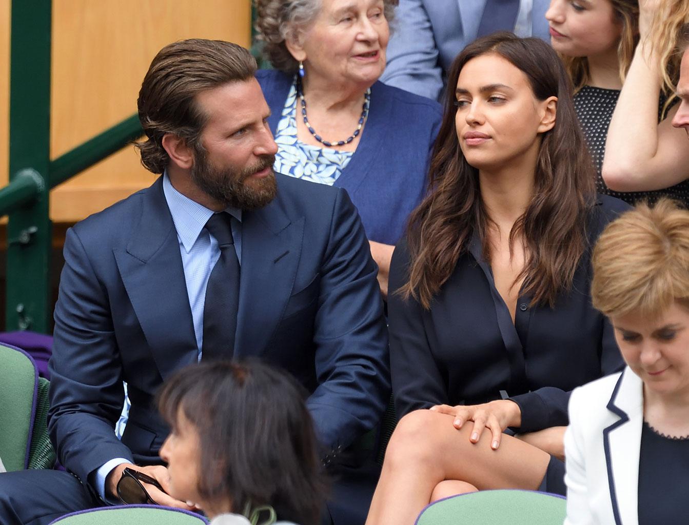 Bradley Cooper Irina Shayk Wimbledon Fight