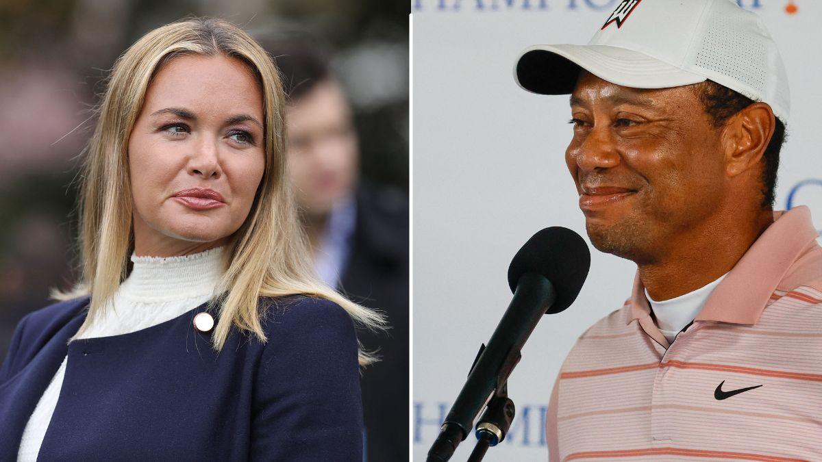 Sources said Donald Trump Jr.'s ex-wife Vanessa Trump closely monitors Tiger Woods, fearing he could relapse into past behavior.