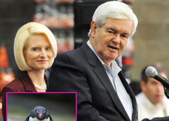 //newt gingrich attack penguin zoo