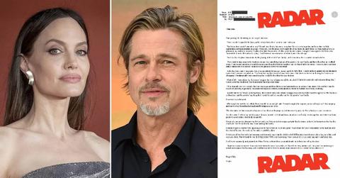 angelina brad radar email pp