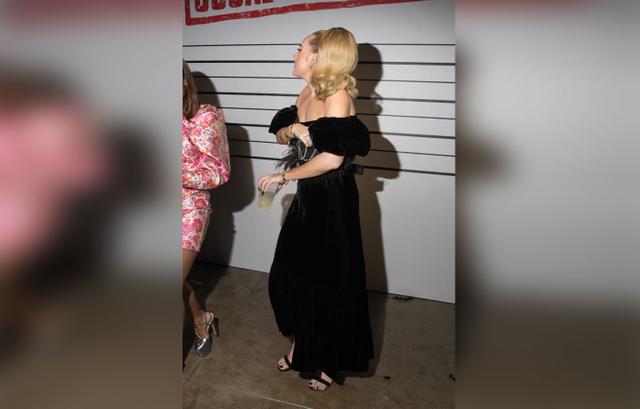 Adele Looks Slim In Black Dress At Drake’s Birthday Party