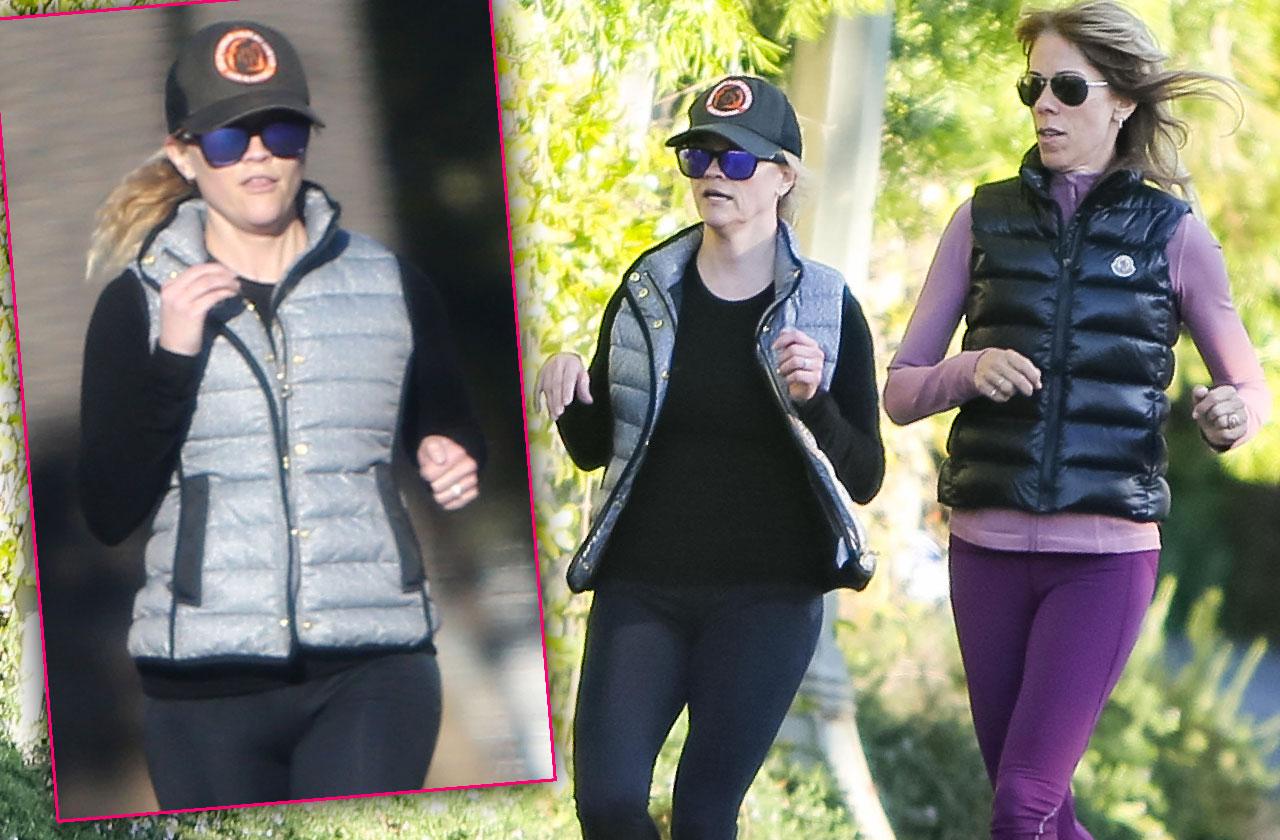 reese witherspoon jogging