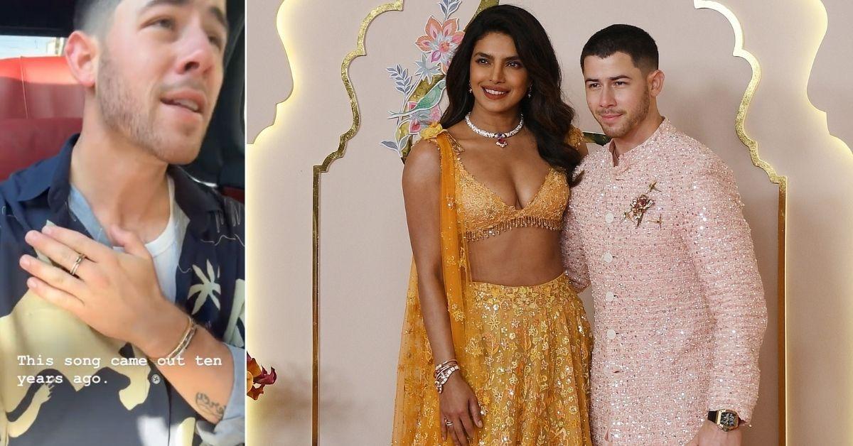 Nick Jonas Sings Bitter Love Song Into Camera Without Wedding Ring — But Furiously Denies He’s Split From Wife Priyanka Chopra