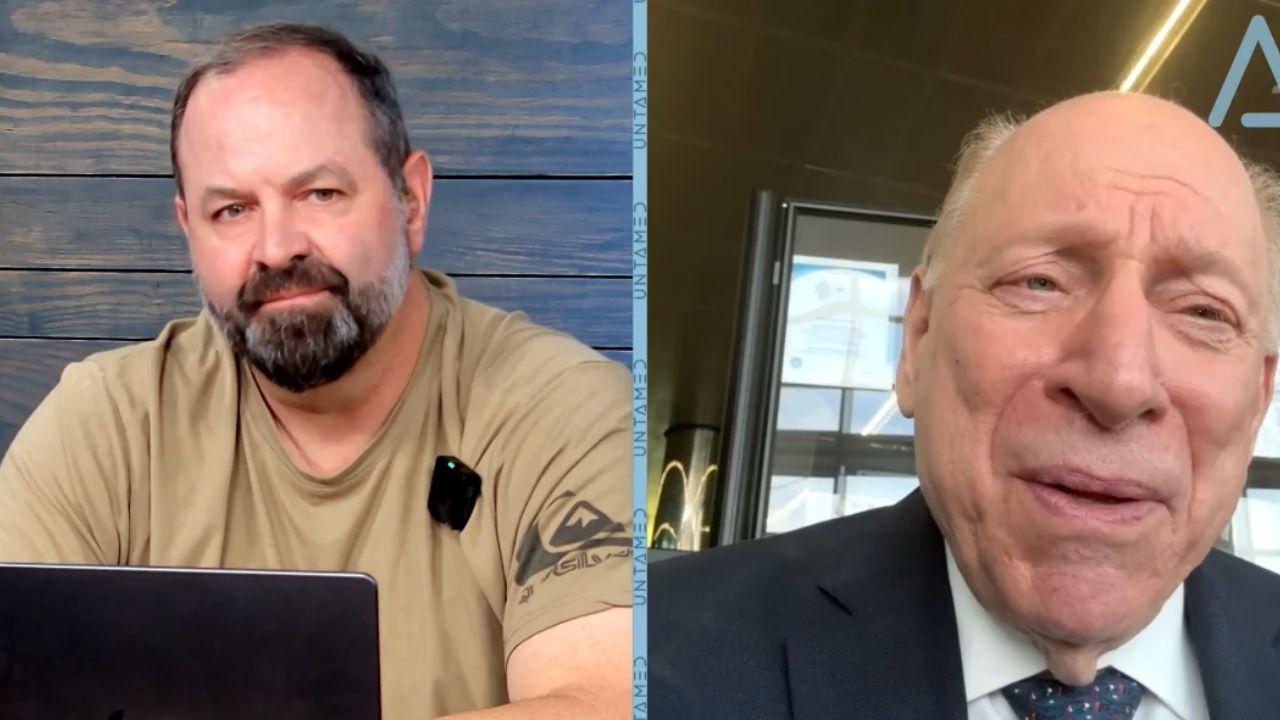 A photo of Joe Oltmann and Peter Ticktin