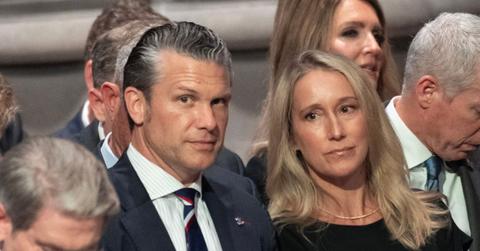 A photo of Pete Hegseth and Jennifer Hegseth