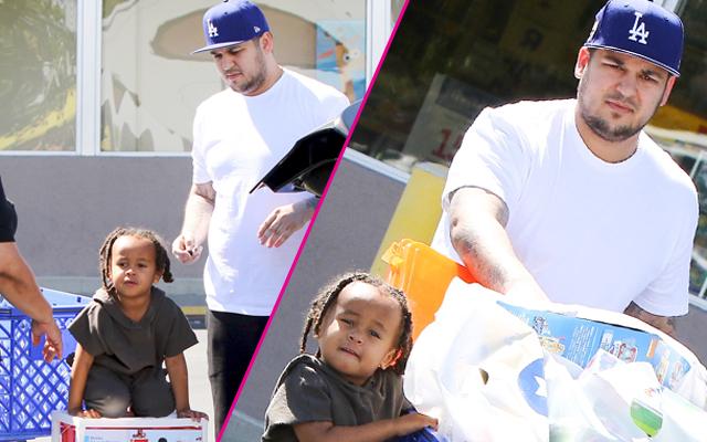 Rob Kardashian Blac Chyna Son King Cairo Toys R Us