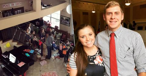 //joy anna duggar missing family christmas photos shotgun wedding scandal pp