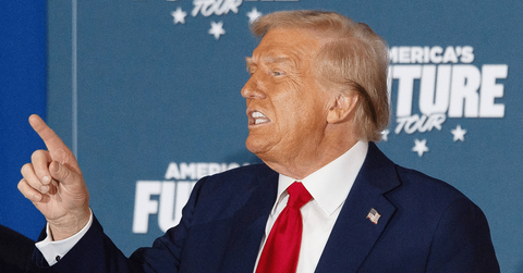 Composite photo of Donald Trump