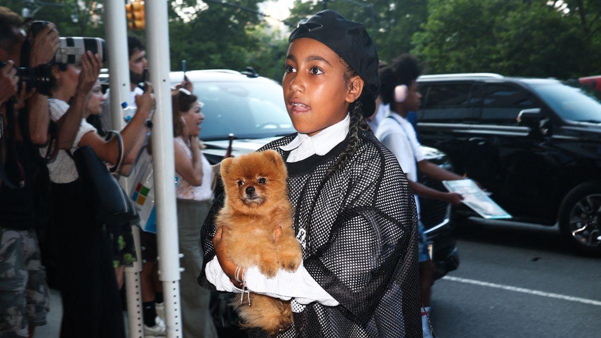 image of Kim Kardashian and Kanye West reportedly tried to buy North West a rare Hermès Mini Kelly bag, but the brand allegedly refused.