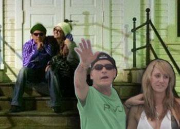 //charlie just married