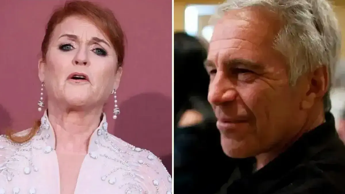 Photo of Sarah Ferguson, Jeffrey Epstein