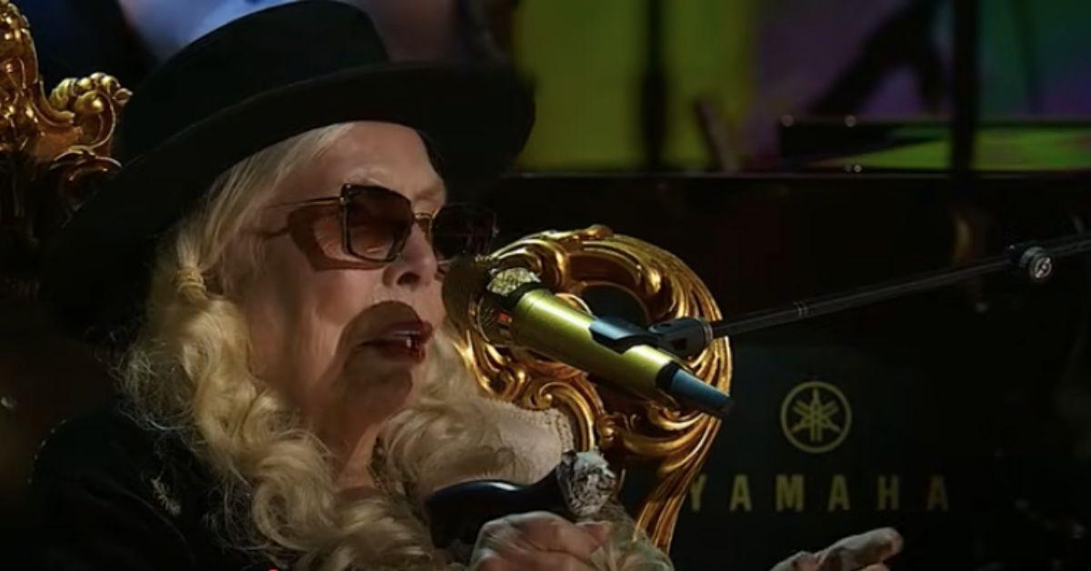 joni mitchell la wildfires benefit miracle performance