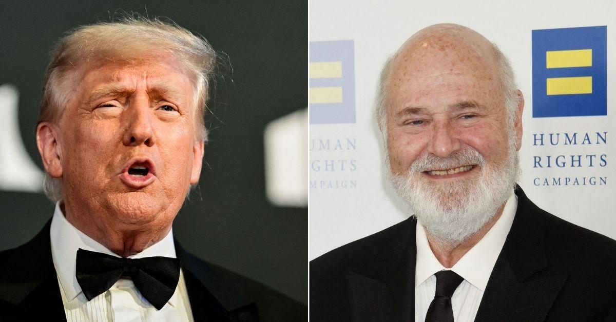 Composite photo of Donald Trump and Rob Reiner