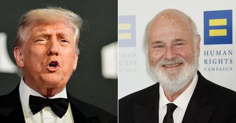 Composite photo of Donald Trump and Rob Reiner
