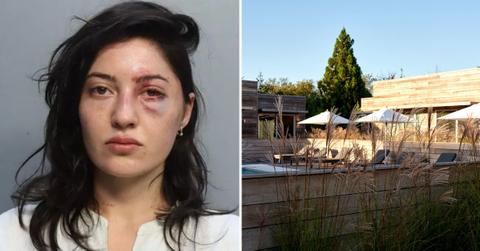 Split photo of Sabina Rosas and the Shou Sugi Ban House.