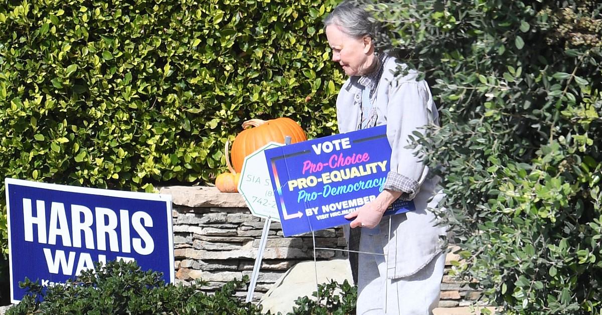 sally field trashes harris walz signs after trump victory radar