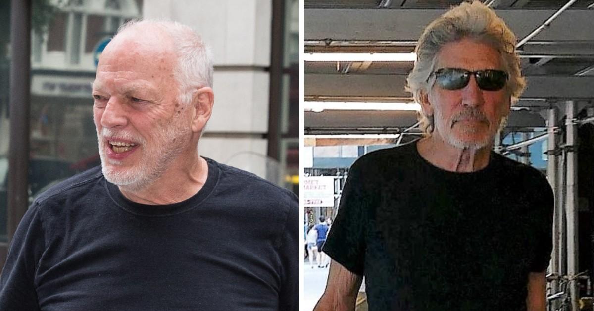 Photo of David Gilmour and Roger Waters